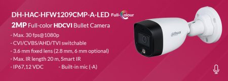 دوربین مداربسته داهوا مدل DH-HAC-HFW1209CMP-A-LED