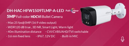 دوربین مداربسته داهوا مدل DH-HAC-HFW1509TLMP-A-LED